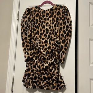 Leopard print dress